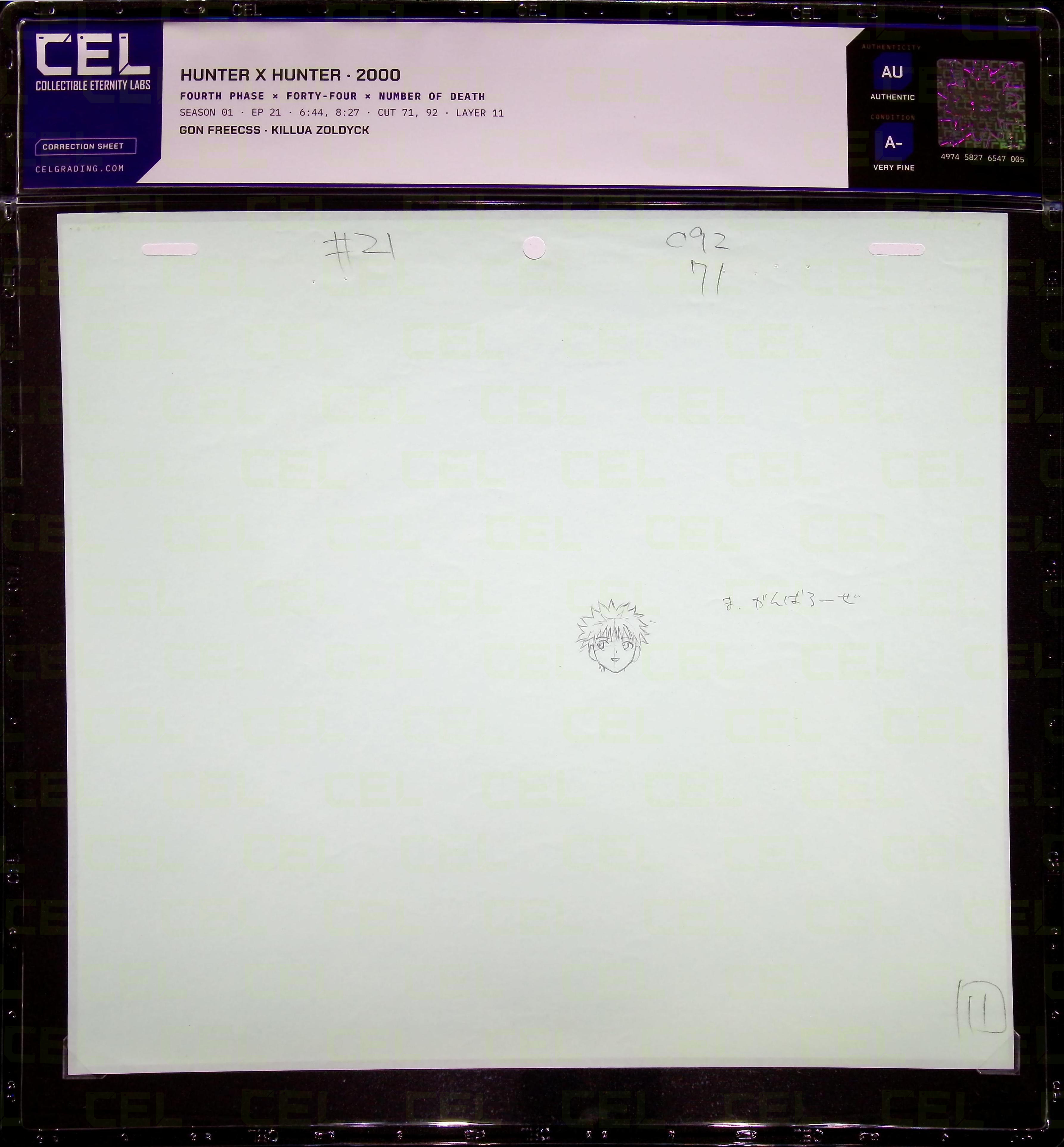Correction Sheet — primary view